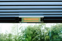 Flexpatio Electric Heater 1500W Infrared Outdoor Heater for FlexPatio POWER+ Pergola - Black, IP65/IP67(m-1)