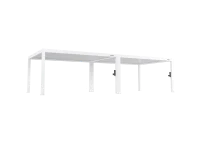 FlexPatio POWER+ PRO Gen 2 Motorized Pergola – 13' x 32' Louvered Aluminum Roof with Motorized Louvers, White, 6063-T5(m-2)