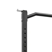 Soozier Power Cage Squat Rack, 1100LB Heavy-Duty Power Rack with Pull-Up Bar, Adjustable J-Hooks, Plates and Barbell Storage(m-11)