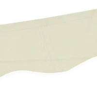 Outsunny 10' x 8' Retractable Awning Fabric Replacement Outdoor Sunshade Canopy Awning Cover, UV Protection, Cream White(m-10)