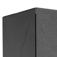 Outsunny 3-Seater Patio Swing Cover, Outdoor Garden Furniture Protection, 85" x 61" x 59", Black(m-10)