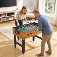 Soozier 43'' 4-in-1 Multi-Gaming Table, Tabletop Billiards Hockey Table Tennis Foosball Game, Easy Set up for Whole Family(m-1)