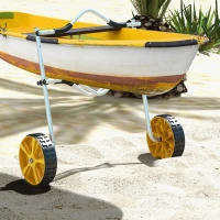 Soozier Alumnium Kayak Cart Dolly, Kayak Wheels with Adjustable Height and Width, for Kayaks, Canoes, Paddleboards(m-8)