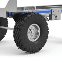 Soozier 4-Wheel/2-Wheel Cargo Cart, 2-in-1 Folding Hand Truck with Aluminum Alloy Frame and Steel Handle, Capacity, Silver Tone(m-9)