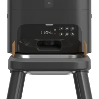 PawHut 15L/63 Cups Anti-Clog Automatic Dog Feeder for Large Breed up to 23mm, Elevated Design,  Dual Power, Easy to Set Up(m-10)