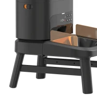 PawHut 15L/63 Cups Anti-Clog Automatic Dog Feeder for Large Breed up to 23mm, Elevated Design,  Dual Power, Easy to Set Up(m-9)