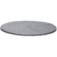 Soozier Pole Dance Mat, 2"T x 5'W Folding Pole Crash Mat for Home, Lightweight and Foldable, Gray(m-11)