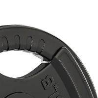 Soozier Weight Plates Set, 2-Inch Barbell Weights Set w/Tri-Grips for Home Gym Weightlifting and Strength Training, 2 x 33lbs(m-11)