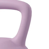 Soozier 18 lb Soft Kettlebell, Sand Filled Weight w/ Grip Handle, Kettlebell Weight for Full Body Workout, Purple(m-9)