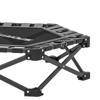 Soozier 42" Foldable Mini Trampoline, One-Step Fold Rebounder Trampoline with Adjustable Foam Handle for Indoor Outdoor Workout(m-11)