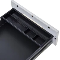 Vinsetto Lockable File Cabinet, Steel Filing Cabinet on Wheels for Legal, A4, Letter Size, Home Office(m-12)