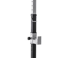 Soozier 2-Piece Squat Rack, Adjustable Bench Press Stand, Weight Lifting Rack for Home Gym Strength Training, Black(m-10)