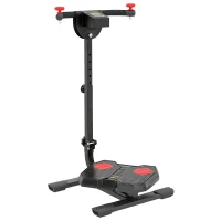 Soozier Foldable Ab Twister Board for Waist Trimming with LCD Display, Ab Workout Equipment for Women and Men, Red(m-11)