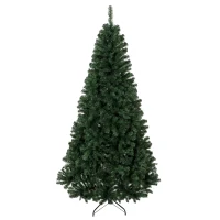 HOMCOM 7.5 ft Artificial Christmas Tree, Norway Spruce Tree, Hinged Xmas Tree with Metal Stand(m-11)