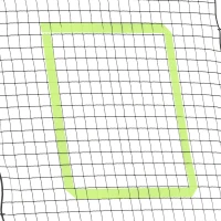 Soozier 4 x 5.7ft Volleyball Rebounder Net with Strike Zone, Baseball Lacrosse Training Net for Pitching and Fielding(m-10)
