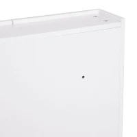 HOMCOM Wall Mount Mirrored Medicine Cabinet, Bathroom Mirror Cabinet with Adjustable Shelf, Double Soft Closing Doors, Light Lilac(m-10)
