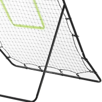 Soozier 4 x 5.7ft Volleyball Rebounder Net with Strike Zone, Baseball Lacrosse Training Net for Pitching and Fielding(m-11)