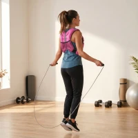Soozier Body Weighted Vest with Pocket, Soft Skin-Friendly Weighted Workout Vest, Adjustable Weighted Running Equipment, 17.6 lbs., Pink(m-9)