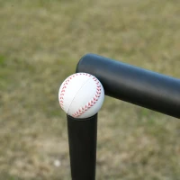 Soozier Baseball Practice Net Set with 7.5x7ft Catcher Net, Ball Caddy and Batting Tee, Portable Pitching Net with Carry Bag for Hitting, Pitching, Batting, Catching, Blue(m-9)
