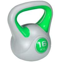 Soozier 35 lb Soft Kettlebell, Sand Filled Weight with Grip Handle, Solid Kettlebell Weight for Full Body Workout, Green(m-9)