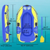Outsunny 1-2 Person Inflatable Kayak(m-3)