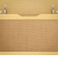HOMCOM Storage Chest with Lift Top Storage Chest with Safety Hinges 39.4" Oak(m-11)