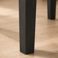 HOMCOM Square Dining Table for 4, 31.5" Modern Kitchen Table with Wood Effect Tabletop, for Dining Room, Kitchen, Living Room(m-11)