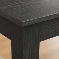 HOMCOM Square Dining Table for 4, 31.5" Modern Kitchen Table with Wood Effect Tabletop, for Dining Room, Kitchen, Living Room(m-10)