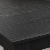 HOMCOM Square Dining Table for 4, 31.5" Modern Kitchen Table with Wood Effect Tabletop, for Dining Room, Kitchen, Living Room(m-9)