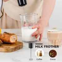 Powerful 1000W 5-in-1 Immersion Hand Blender with 20 Speeds, Multi-Purpose Stick Mixer for Home Kitchens, 2.5" L x 2.5" W x 16" H, Black(m-3)