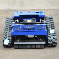 7.5-HP 225cc Gasoline RC Lawn Mower with EPA Engine, Industrial Grass Cutter for Steep Slopes, 36.22 " L x 36.22" W x 18.11" H, Antique Blue(m-10)