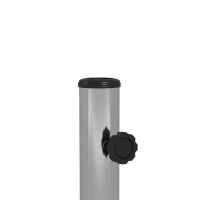 Outsunny 55 lbs Half Granite Parasol Base, Outdoor Umbrella Stand Weight for 1.3", 1.5", 1.9" Umbrella Poles, Grey(m-10)