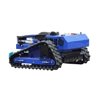 7.5-HP 225cc Gasoline RC Lawn Mower with EPA Engine, Industrial Grass Cutter for Steep Slopes, 36.22 " L x 36.22" W x 18.11" H, Antique Blue(m-21)