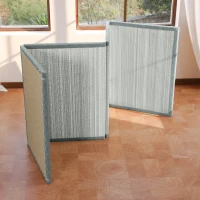 Breathable CocoShield Tatami Mat with Natural Jute Fiber, Moisture-Proof Sleeping Pad for Bedrooms, 99L x 203W x 2H cm, Light Green(m-9)