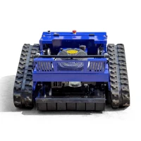 7.5-HP 225cc Gasoline RC Lawn Mower with EPA Engine, Industrial Grass Cutter for Steep Slopes, 36.22 " L x 36.22" W x 18.11" H, Antique Blue(m-2)