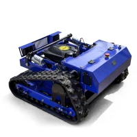 7.5-HP 225cc Gasoline RC Lawn Mower with EPA Engine, Industrial Grass Cutter for Steep Slopes, 36.22 " L x 36.22" W x 18.11" H, Antique Blue(m-25)