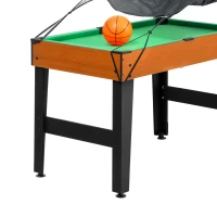 Soozier 53 in 5-in-1 Combo Multi Game Table with Foosball, Pool, Hockey, Table Tennis, Basketball for Adults(m-10)