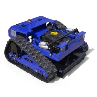 7.5-HP 225cc Gasoline RC Lawn Mower with EPA Engine, Industrial Grass Cutter for Steep Slopes, 36.22 " L x 36.22" W x 18.11" H, Antique Blue(m-12)