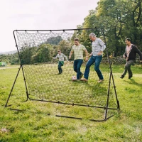 Soozier 8' x 6' Soccer Rebounder Net with 5 Adjustable Angles for Backyard Park Training Practice(m-7)