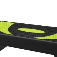 Soozier Adjustable Aerobic Stepper, Exercise Step Platform, Step Exercise Trainer, Workout Fitness Yoga Risers, 4"-6"-8", Green(m-11)