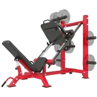 Soozier Leg Press Machine with Wheels and Calf Block, Adjustable Squat Machine for Home Gym, 1000 lbs Capacity(m-9)