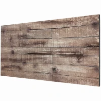 HOMCOM 8-Pack 3D Faux Wood Wall Panels, Lightweight Polyurethane Panels for Interior and Exterior Accent Walls, Gray Wood Grain(m-11)