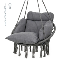 Hammock Chair 31.5" x 23.6" x 15.7" Dark Gray