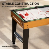 Soozier 53 in 5-in-1 Combo Multi Game Table with Foosball, Pool, Hockey, Table Tennis, Basketball for Adults(m-5)