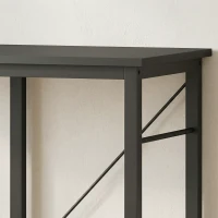 PawHut 20-29 Gallon Fish Tank Stand Aquarium Stand 330 LBS Capacity for Home, Office, 30.7" x 15.7" x 31.9", Black(m-10)
