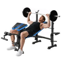 Soozier Adjustable Weight Bench for Weight Lifting and Strength Training(m-9)