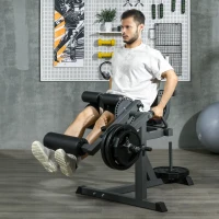 Soozier Leg Extension Machine Adjustable Leg Extension and Curl Machine with Plate Loaded for Leg Extension(m-8)