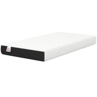 HOMCOM Twin Mattress 8 Inch Memory Foam Mattress in a Box, Pressure Relief & Lumbar Support, CertiPUR-US Certified, Medium Firm(m-2)
