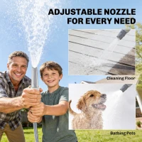 Outsunny Retractable Garden Hose Reel, 1/2" x 98ft Wall Mounted Hose Reel with Auto Retraction, Self-Locking, Grey(m-7)