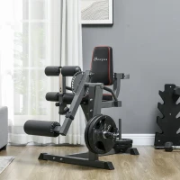 Soozier Leg Extension Machine Adjustable Leg Extension and Curl Machine with Plate Loaded for Leg Extension(m-1)